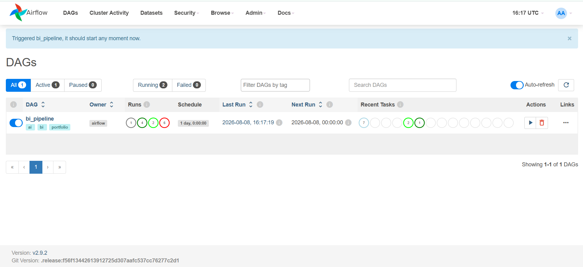 Automated BI Pipeline with AI Enrichment